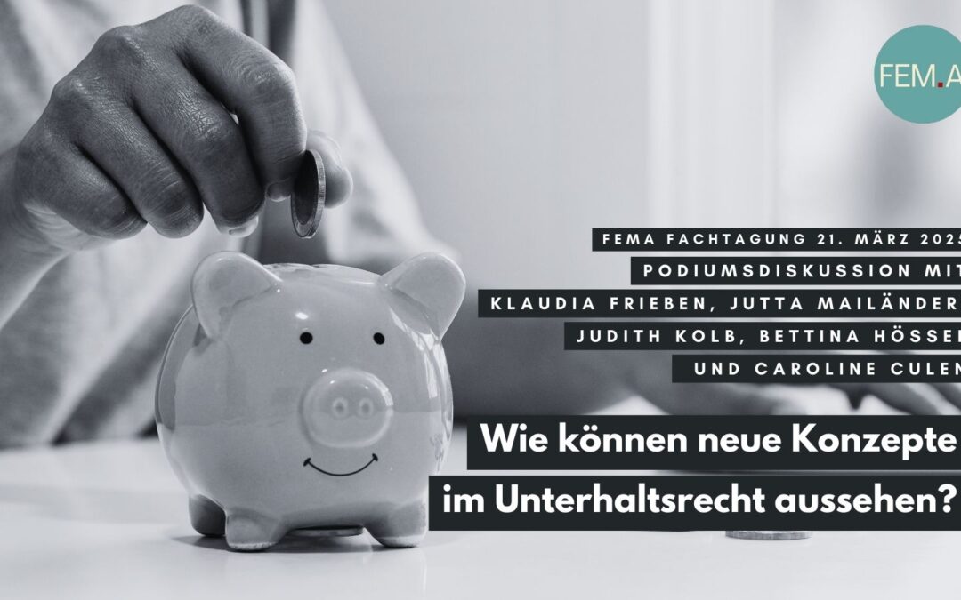 Podiumsdiskussion: Wie können neue Konzepte im Unterhaltsrecht aussehen?